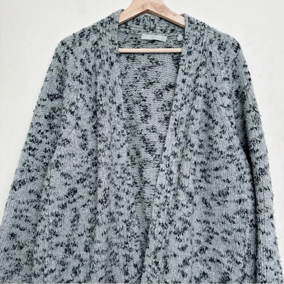 Vince Womens Size Medium Duster Robe Open Duster Cardigan Grey Color - Picture 3 of 12